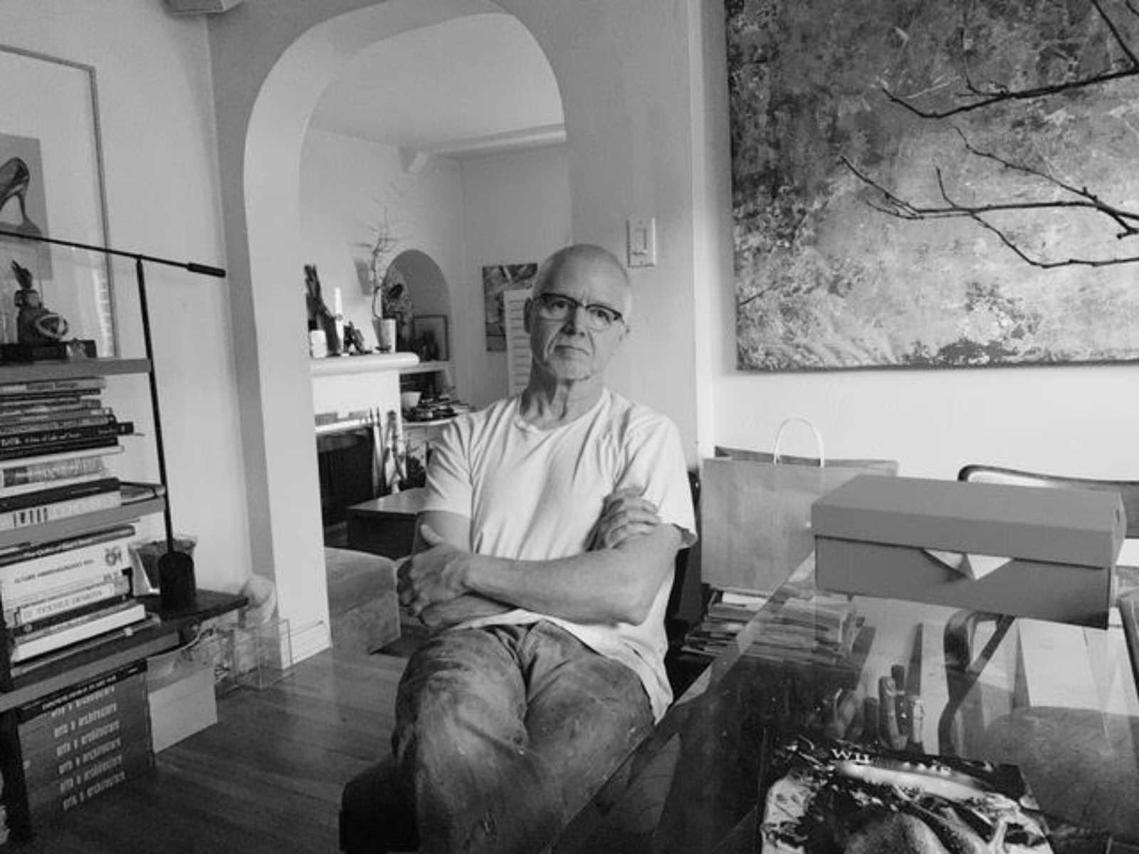 Bruce Claypool in his studio