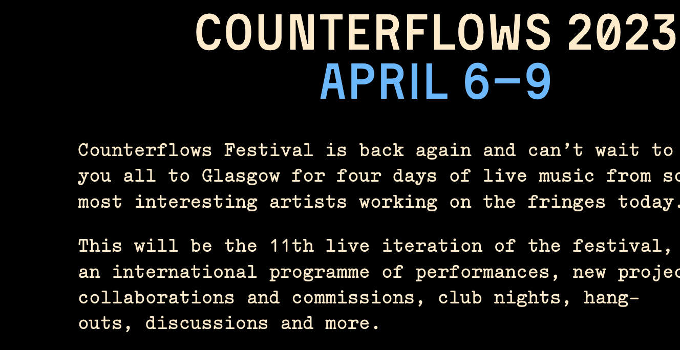 Counterflow Festival